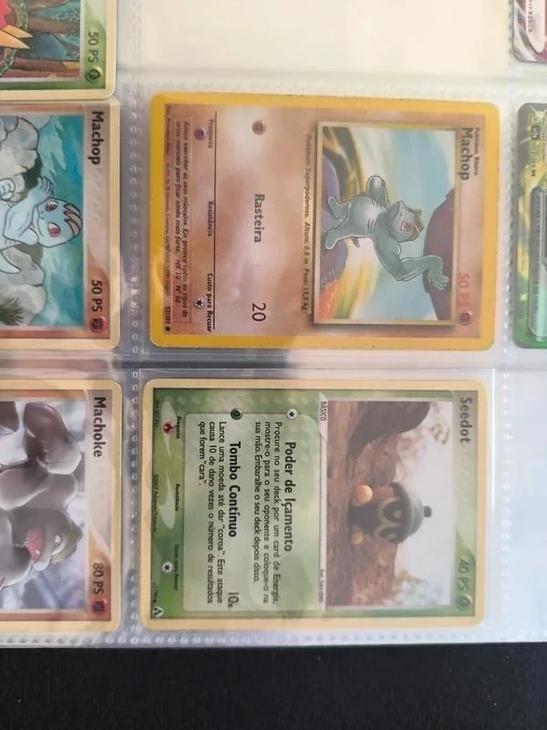 Cartas Pokémons em Português